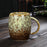 Creative Personality Mug Large-Capacity Simple Ceramic Mug For Men And Women Couples Japanese Coffee Cup Kiln Change Drinking Cup