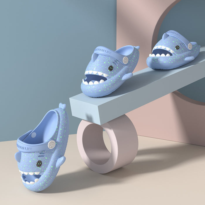 Shark Luminous Children's Slippers Cartoon Cute Slippers