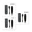 Beard Roller Microneedle Frosted Black Titanium Alloy Needle