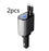 Metal Car Charger 100W Super Fast Charging Car Cigarette Lighter USB And TYPE-C Adapter