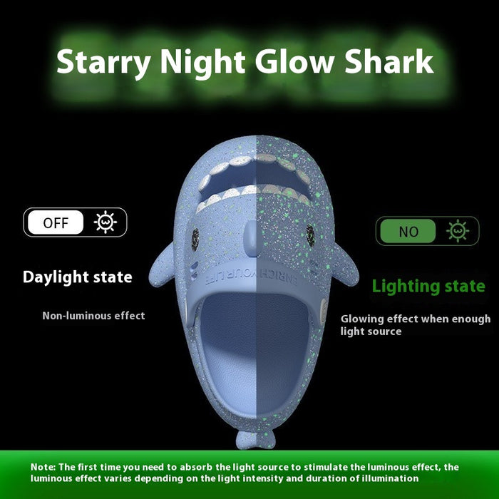 Shark Luminous Children's Slippers Cartoon Cute Slippers